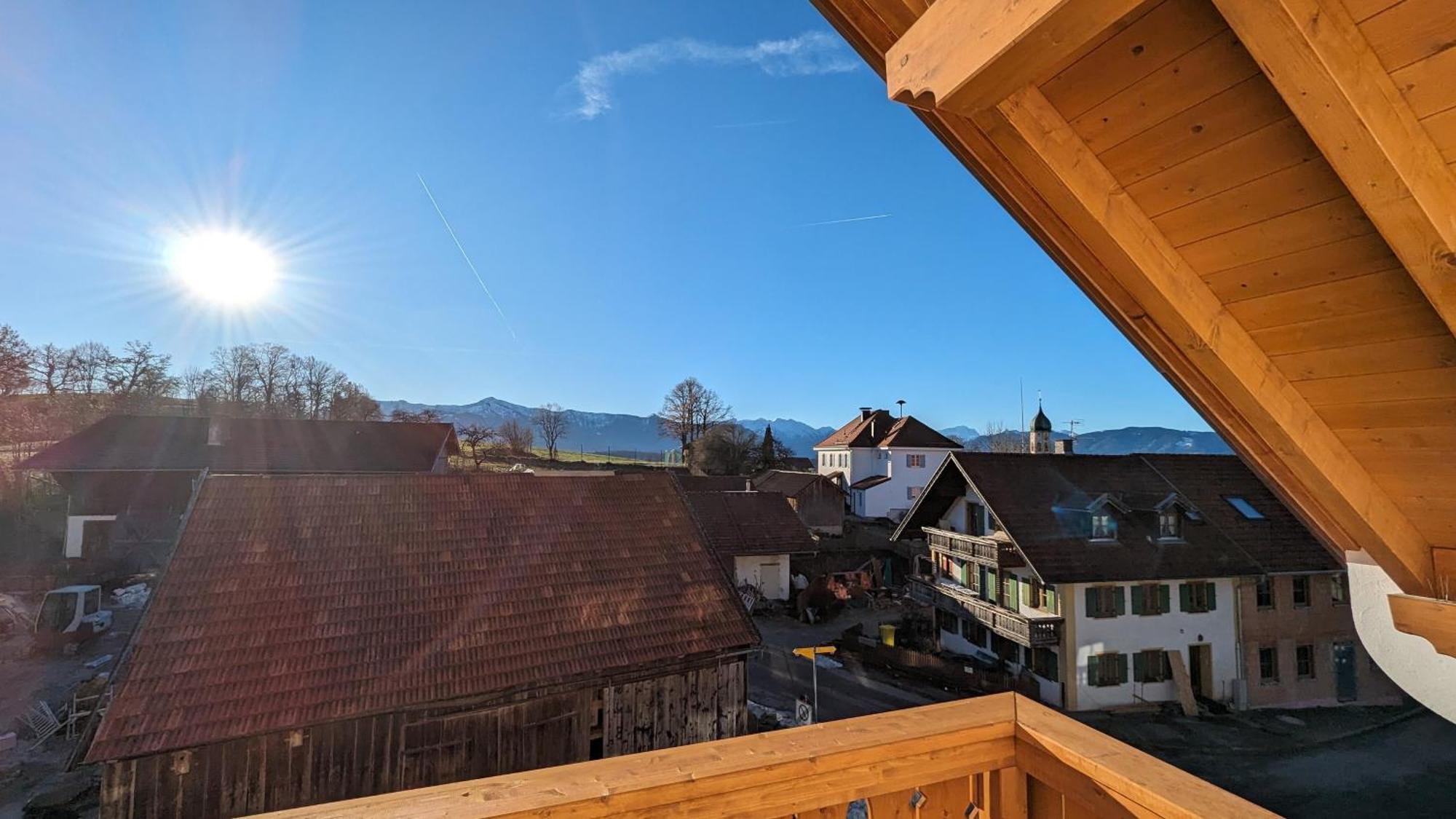 Liboria I Traumhafte Ferienwohnung In Aidling Am Riegsee Mit Atemberaubendem Panoramablick! Extérieur photo