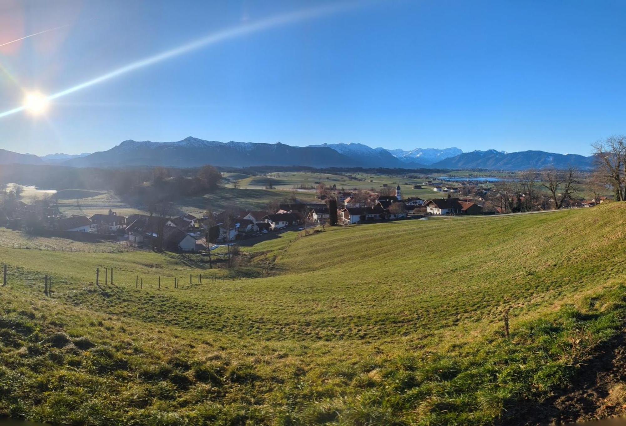 Liboria I Traumhafte Ferienwohnung In Aidling Am Riegsee Mit Atemberaubendem Panoramablick! Extérieur photo