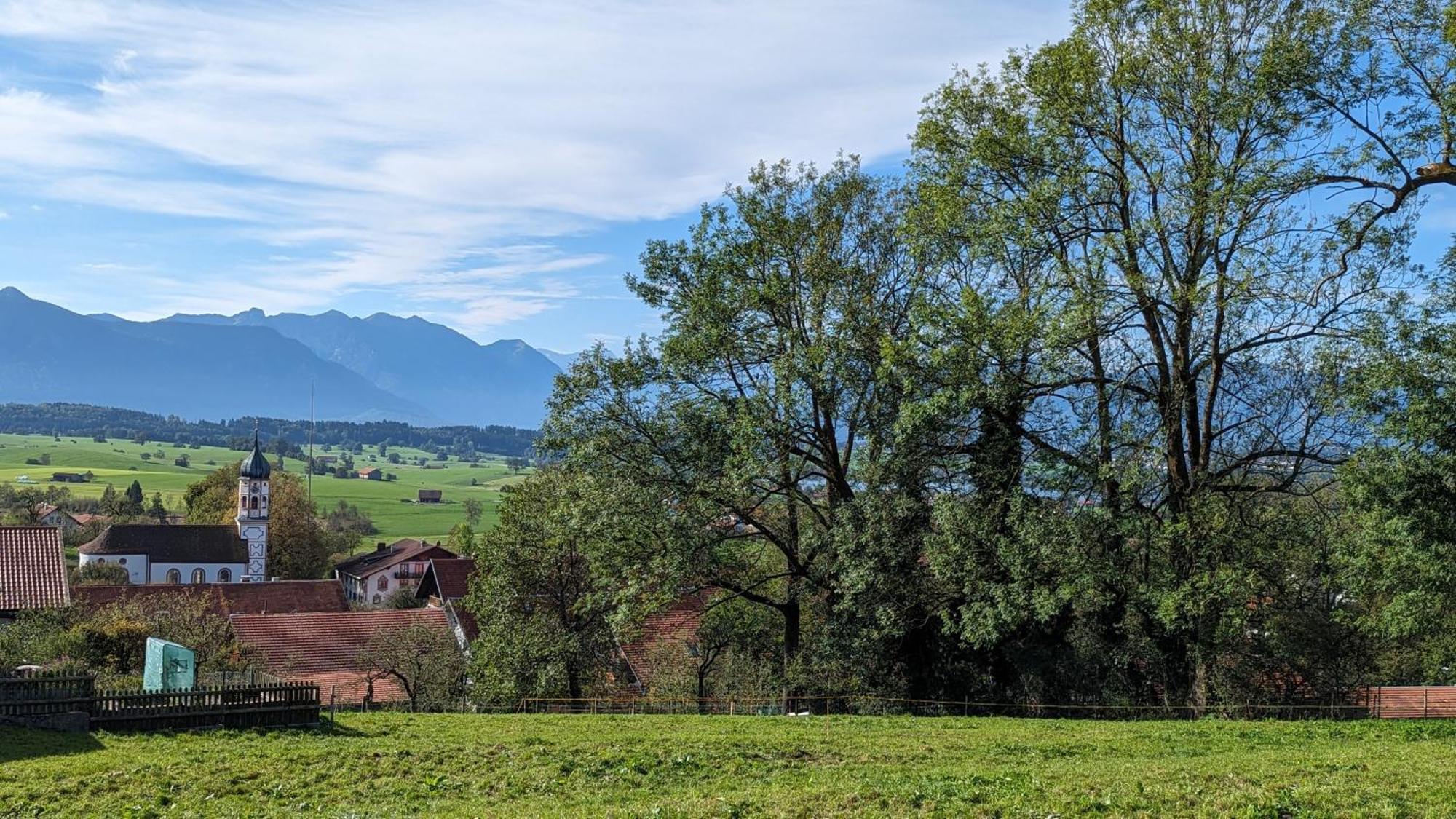 Liboria I Traumhafte Ferienwohnung In Aidling Am Riegsee Mit Atemberaubendem Panoramablick! Extérieur photo